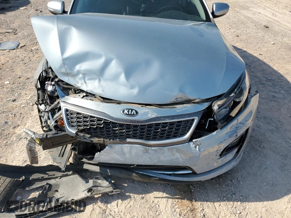 2015 Kia Optima EX with VIN KNAGN4ADXF5082191, listed as a Copart auction lot 62502704 with 120,657 mi miles and Salvage Title. Bid and sale history available at DreamBid. Image 12.