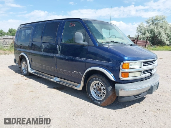 2002 Chevrolet Express Cargo YF7 Upfitter with VIN 1GBFG15M821216946, listed as a IAAI auction lot 42531516 with 126,768 mi miles and . Bid and sale history available at DreamBid. Image 1.
