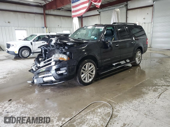 2017 Ford Expedition Max Platinum с VIN 1FMJK1MT0HEA58242, выставлен на аукционе Copart как лот 56903255 с пробегом 92 653 миль миль и Списание • Salvage title. История ставок и продаж доступна на DreamBid. Изображение 1.