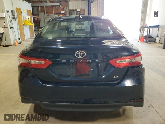 2020 Toyota Camry LE with VIN 4T1C11AK0LU899029, listed as a Copart auction lot 54781605 with 71,555 mi miles and Clean Title. Bid and sale history available at carsss.com. Image 6.