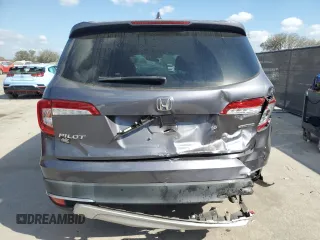 2021 Honda Pilot Touring 8-Passenger with VIN 5FNYF5H96MB033111, listed as a Copart auction lot 44386445 with 41,814 mi miles and Salvage Title. Bid and sale history available at DreamBid. Image 6.