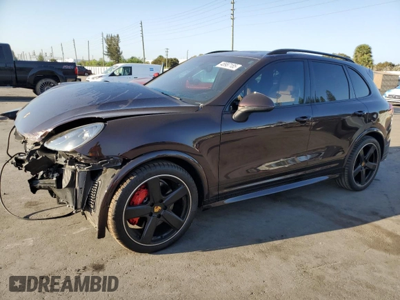 2017 Porsche Cayenne GTS z VIN WP1AD2A25HLA81008, wystawiony jako Copart lot #48987185 z przebiegiem 76 800 mil mil oraz Szkoda całkowita • Salvage title. Historia ofert i sprzedaży dostępna na DreamBid. Obrazek 1.