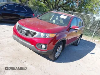 2011 Kia Sorento LX with VIN 5XYKTDA2XBG078063, listed as a IAAI auction lot 41829544 with 174,081 mi miles. Bid and sale history available at carsss.com. Image 2.