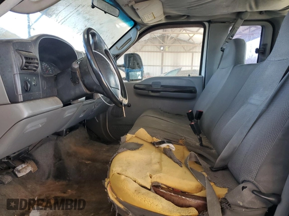 2005 Ford Super Duty F-250 XL with VIN 1FTSX20585EC22520, listed as a Copart auction lot 42855675 with 0 mi miles and Clean Title. Bid and sale history available at carsss.com. Image 7.