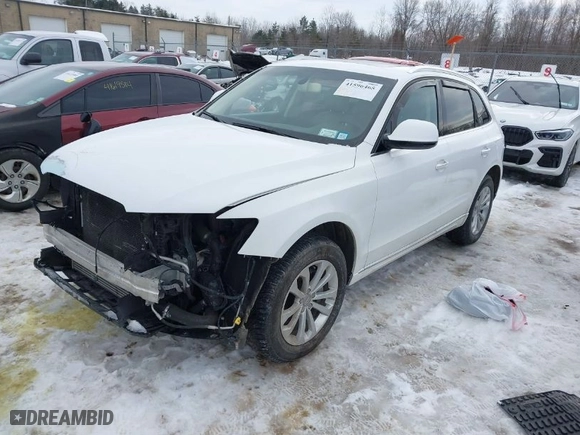 2017 Audi Q5 Premium with VIN WA1C2AFP1HA056241, listed as a IAAI auction lot 41596465 with 117,340 mi miles. Bid and sale history available at carsss.com. Image 2.
