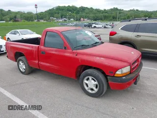 1997 Dodge Dakota with VIN 1B7FL26X4VS173260, listed as a IAAI auction lot 42159512 with 125,879 mi miles and . Bid and sale history available at carsss.com. Image 1.