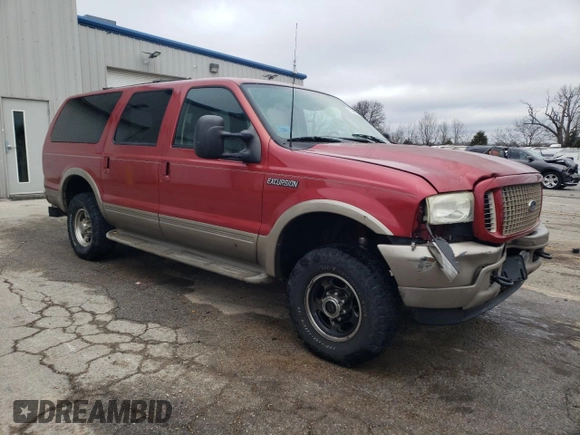 2003 Ford Excursion Eddie Bauer с VIN 1FMNU45S63EC62376, выставлен на аукционе Copart как лот 83900044 с пробегом 212 734 миль миль и Списание • Salvage title. История ставок и продаж доступна на DreamBid. Изображение 4.