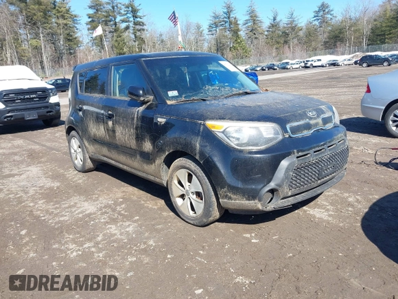 2014 Kia Soul with VIN KNDJN2A29E7042800, listed as a IAAI auction lot 41782186 with 189,270 mi miles. Bid and sale history available at carsss.com. Image 1.