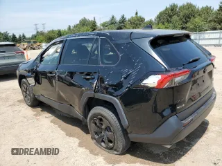 2022 Toyota RAV4 LE with VIN 2T3F1RFV6NC273303, listed as a Copart auction lot 61099085 with 33,712 mi miles and Salvage title. Bid and sale history available at DreamBid. Image 2.