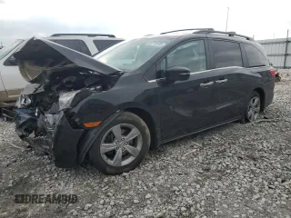 2019 Honda Odyssey EX-L with VIN 5FNRL6H70KB132716, listed as a Copart auction lot 52770195 with Not Provided miles and Salvage Title. Bid and sale history available at DreamBid. Image 1.