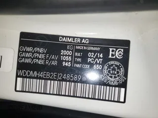 2014 Mercedes-Benz B 250 Sports Tourer with VIN WDDMH4EB2EJ248589, listed as a Copart auction lot 43071585 with 146,652 mi miles and Salvage Title. Bid and sale history available at DreamBid. Image 14.