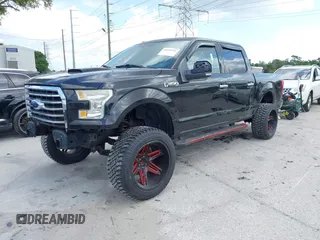 2015 Ford F-150 XLT with VIN 1FTEW1C81FFB05261, listed as a IAAI auction lot 42193554 with Not Provided miles and . Bid and sale history available at carsss.com. Image 2.