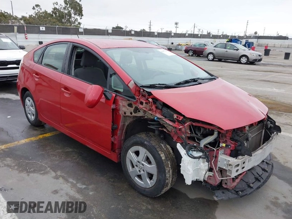 2010 Toyota Prius II with VIN JTDKN3DU8A0053023, listed as a IAAI auction lot 42077954 with 153,657 mi miles. Bid and sale history available at carsss.com. Image 1.