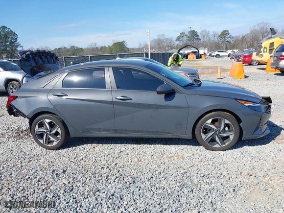 2023 Hyundai Elantra SEL with VIN KMHLS4AG1PU567889, listed as a IAAI auction lot 41545168 with 23,074 mi miles. Bid and sale history available at carsss.com. Image 14.