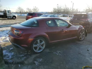 2006 Mazda RX-8 with VIN JM1FE173560205162, listed as a Copart auction lot 88785785 with Not Provided miles and Salvage Title. Bid and sale history available at DreamBid. Image 3.