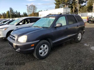 2005 Hyundai Santa Fe GLS with VIN KM8SC73D45U987706, listed as a Copart auction lot 77706174 with 160,646 mi miles and Salvage Title. Bid and sale history available at carsss.com. Image 1.