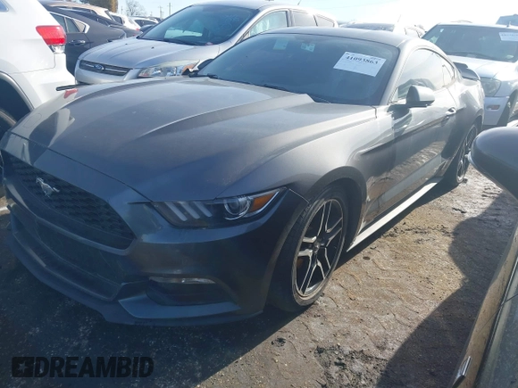 2016 Ford Mustang V6 with VIN 1FA6P8AM6G5224589, listed as a IAAI auction lot 41093863 with 92,571 mi miles and . Bid and sale history available at carsss.com. Image 17.