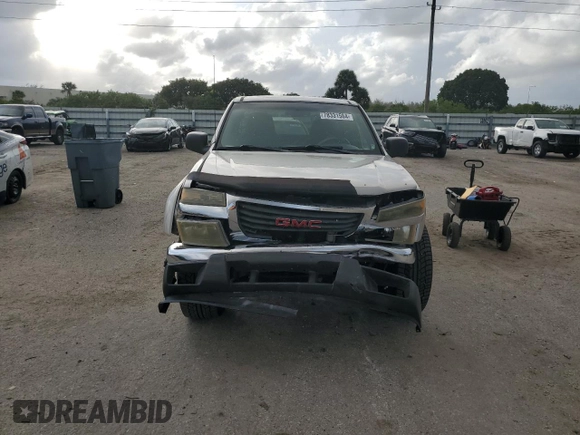 2005 GMC Canyon SLE Z71 with VIN 1GTDS196958208945, listed as a Copart auction lot 78331584 with 163,341 mi miles and Salvage Title. Bid and sale history available at carsss.com. Image 5.