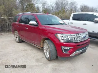 2018 Ford Expedition Platinum with VIN 1FMJU1LTXJEA15495, listed as a IAAI auction lot 41373116 with 150,385 mi miles. Bid and sale history available at carsss.com. Image 1.