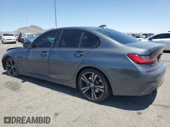 2021 BMW 3 Series 330i с VIN 3MW5R1J0XM8B95808, выставлен на аукционе Copart как лот 57659285 с пробегом 54 747 миль миль и Списание • Salvage title. История ставок и продаж доступна на DreamBid. Изображение 2.