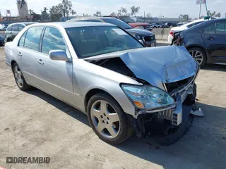 2006 Lexus LS 430 with VIN JTHBN36F265031512, listed as a IAAI auction lot 41537536 with 69,172 mi miles. Bid and sale history available at carsss.com. Image 1.