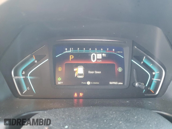 2022 Honda Odyssey EX-L with VIN 5FNRL6H70NB062087, listed as a Copart auction lot 46378875 with 69,965 mi miles and Salvage Title. Bid and sale history available at DreamBid. Image 9.