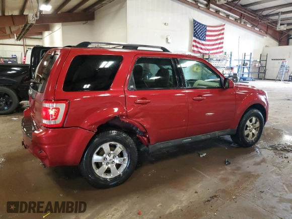 2012 Ford Escape Limited with VIN 1FMCU9EG5CKB74873, listed as a Copart auction lot 59742585 with 126,889 mi miles and Clean title. Bid and sale history available at DreamBid. Image 3.