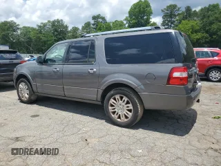 2014 Ford Expedition Max Limited with VIN 1FMJK1K58EEF19719, listed as a Copart auction lot 59755265 with 87,255 mi miles and Clean title. Bid and sale history available at DreamBid. Image 2.