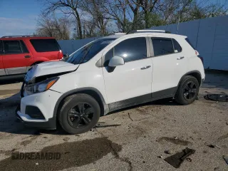 2020 Chevrolet Trax LS with VIN 3GNCJKSB9LL136792, listed as a Copart auction lot 50698955 with 82,367 mi miles and Salvage title. Bid and sale history available at DreamBid. Image 1.