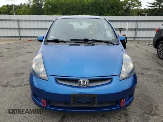 2007 Honda Fit with VIN JHMGD38497S020207, listed as a Copart auction lot 57447875 with 185,603 mi miles and Salvage title. Bid and sale history available at DreamBid. Image 5.
