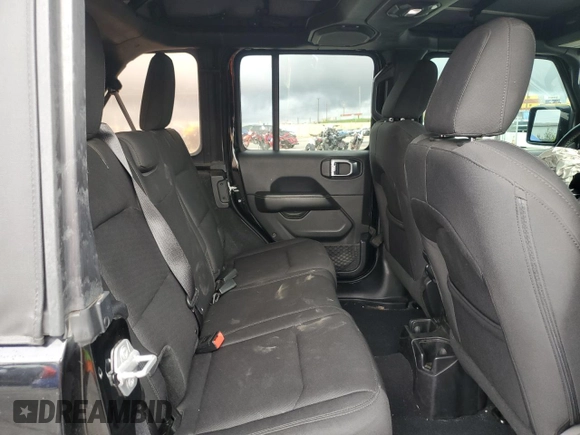 2018 Jeep Wrangler Unlimited Sahara z VIN 1C4HJXEN0JW331477, wystawiony jako Copart lot #49520785 z przebiegiem 98 413 mil mil oraz Szkoda całkowita • Salvage title. Historia ofert i sprzedaży dostępna na DreamBid. Obrazek 11.