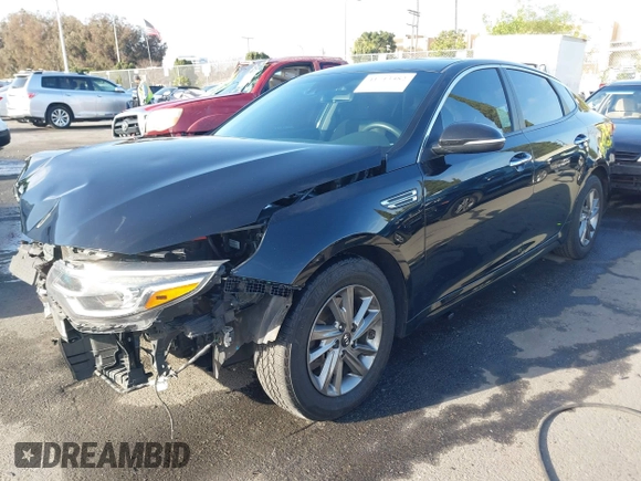 2019 Kia Optima LX with VIN 5XXGT4L32KG324877, listed as a IAAI auction lot 41713482 with 160,178 mi miles. Bid and sale history available at carsss.com. Image 18.