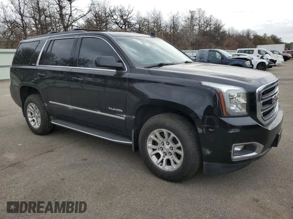 2018 GMC Yukon SLT Standard Edition with VIN 1GKS2DKC7JR367643, listed as a Copart auction lot 46979915 with 90,548 mi miles and Salvage Title. Bid and sale history available at carsss.com. Image 4.