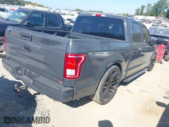 2017 Ford F-150 XL with VIN 1FTEW1CP6HFB74019, listed as a IAAI auction lot 40669140 with 87,200 mi miles. Bid and sale history available at carsss.com. Image 4.