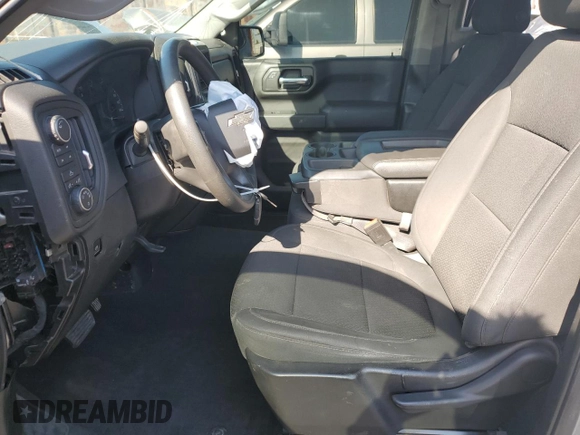 2021 Chevrolet Silverado 1500 Custom Trail Boss with VIN 1GCPYCEF5MZ430436, listed as a Copart auction lot 52027245 with 60,656 mi miles and Salvage Title. Bid and sale history available at DreamBid. Image 7.