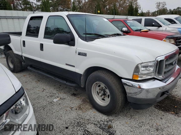 2002 Ford F-250 XL with VIN 1FTNW20F02EA79793, listed as a Copart auction lot 84667074 with Not Provided miles and Salvage Title. Bid and sale history available at DreamBid. Image 4.