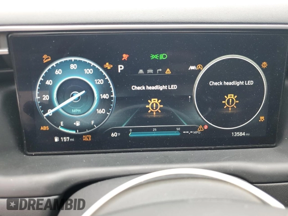 2024 Hyundai Tucson Limited с VIN 5NMJECDE6RH302256, выставлен на аукционе Copart как лот 46800995 с пробегом 13 584 миль миль и На запчасти • Non repairable. История ставок и продаж доступна на DreamBid. Изображение 9.