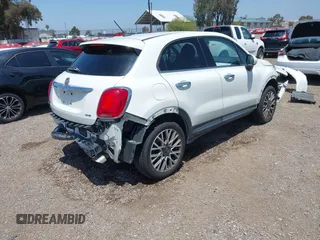 2017 FIAT 500X Lounge with VIN ZFBCFYDB3HP570960, listed as a IAAI auction lot 42326968 with 107,945 mi miles and . Bid and sale history available at DreamBid. Image 4.