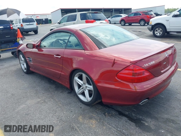 2005 Mercedes-Benz SL 500 with VIN WDBSK75F65F096681, listed as a IAAI auction lot 42305663 with 65,001 mi miles and . Bid and sale history available at DreamBid. Image 3.
