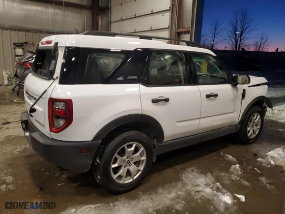 2022 Ford Bronco Sport with VIN 3FMCR9A60NRD14289, listed as a Copart auction lot 46282575 with 39,321 mi miles and Salvage Title. Bid and sale history available at carsss.com. Image 3.