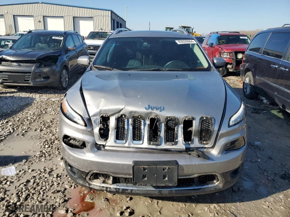 2016 Jeep Cherokee Limited with VIN 1C4PJMDS1GW340571, listed as a Copart auction lot 83036064 with 84,696 mi miles and Salvage Title. Bid and sale history available at carsss.com. Image 5.