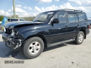 1999 Toyota Land Cruiser with VIN JT3HT05J8X0060988, listed as a Copart auction lot 52764175 with 217,199 mi miles and Salvage Title. Bid and sale history available at carsss.com. Image 1.
