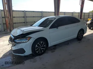 2023 Volkswagen Jetta S with VIN 3VW4M7BU2PM017823, listed as a Copart auction lot 87586305 with 18,651 mi miles and Non repairable. Bid and sale history available at DreamBid. Image 1.
