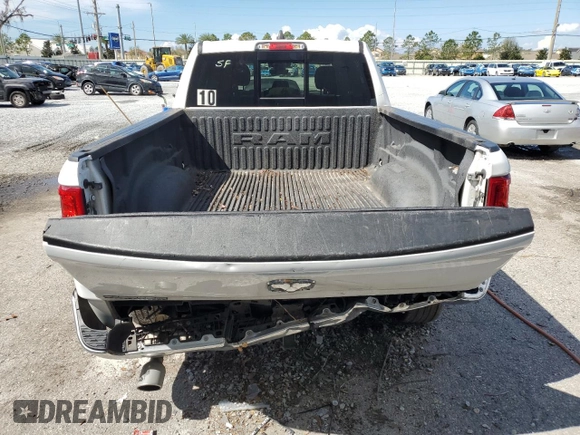 2022 Ram 1500 Big Horn with VIN 1C6RREMT2NN480011, listed as a Copart auction lot 46630725 with 77,951 mi miles and Salvage Title. Bid and sale history available at carsss.com. Image 6.