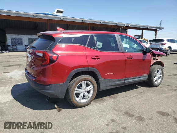 2024 GMC Terrain SLE with VIN 3GKALTEGXRL307375, listed as a Copart auction lot 52790335 with 22,995 mi miles and Salvage title. Bid and sale history available at DreamBid. Image 3.