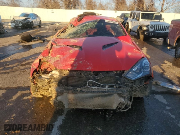 2013 Hyundai Genesis Coupe R-Spec with VIN KMHHT6KD5DU081763, listed as a Copart auction lot 41408905 with Not provided miles and Salvage title. Bid and sale history available at DreamBid. Image 5.