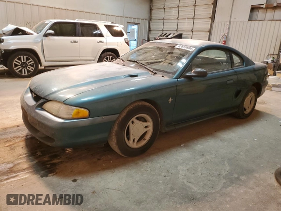 1996 Ford Mustang with VIN 1FALP4049TF152546, listed as a Copart auction lot 83665864 with 101,140 mi miles and Salvage Title. Bid and sale history available at carsss.com. Image 1.