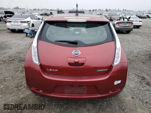 2011 Nissan LEAF SL with VIN JN1AZ0CP2BT003585, listed as a Copart auction lot 86000014 with 95,916 mi miles and Clean Title. Bid and sale history available at carsss.com. Image 6.