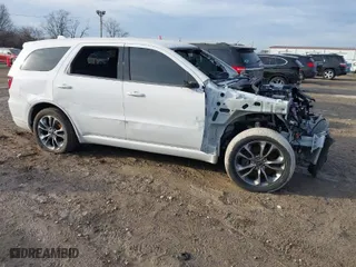 2019 Dodge Durango R/T with VIN 1C4SDJCT5KC820861, listed as a IAAI auction lot 41661374 with 1 mi miles. Bid and sale history available at carsss.com. Image 1.