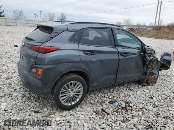 2020 Hyundai Kona SEL Plus with VIN KM8K6CAA2LU546887, listed as a Copart auction lot 47393695 with Not Provided miles and Non Repairable. Bid and sale history available at DreamBid. Image 3.